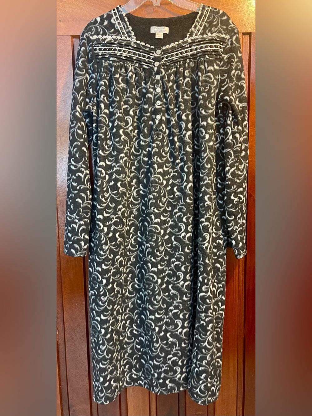 Celestial Dreams size L Flannel Nightgown